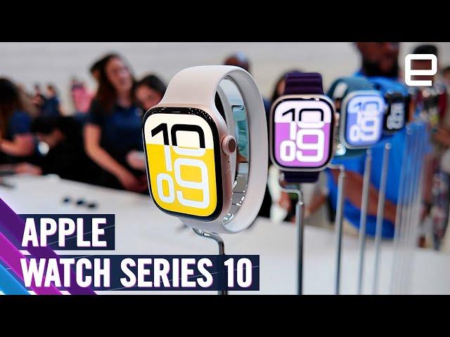 Apple Watch Series 10 hands-on: Bigger, lighter and thinner than ever