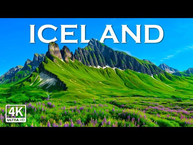 Iceland in 4K – Northern Lights, Glaciers, and Volcanic Landscapes With Relaxing Music