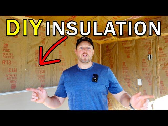 Insulation for Walls and Ceiling 10x12 Building