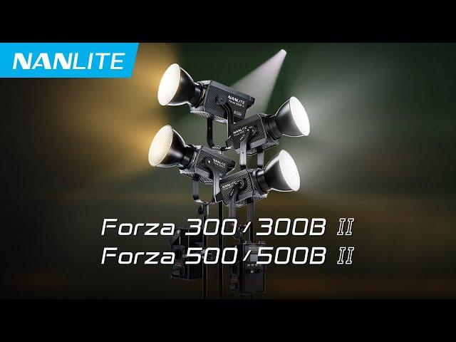 Nanlite Forza 300/300B II & Forza 500/500B II | Match Any Light Source