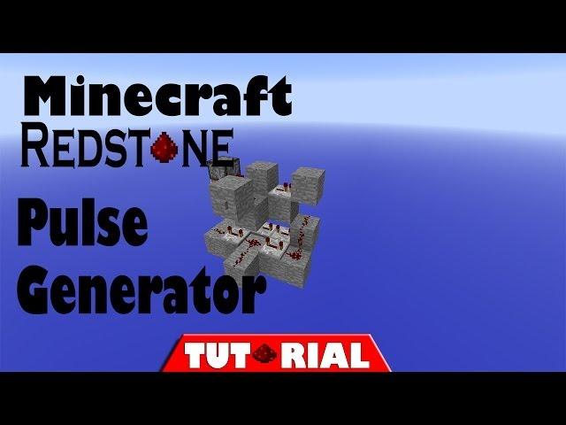 Minecraft Redstone Pulse Generator
