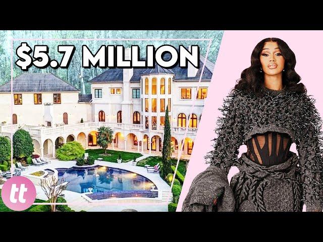 Inside Cardi B's Many Million Dollar Mansions