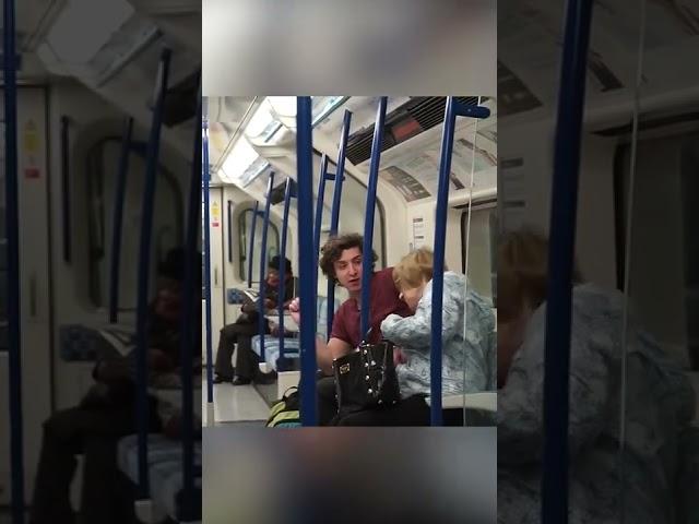 JULIUS DEIN - SPIDER ON THE TRAIN PRANK!! - #Shorts