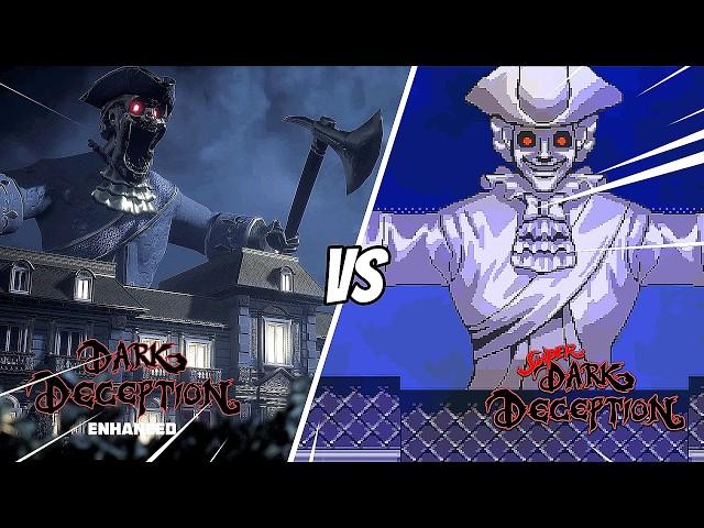 Super Dark Deception VS Dark Deception  Deadly Decadence Boss Battle and Chase Scene