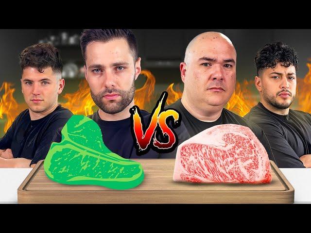 Steak BATTLE: Vegan Steak vs Wagyu A5