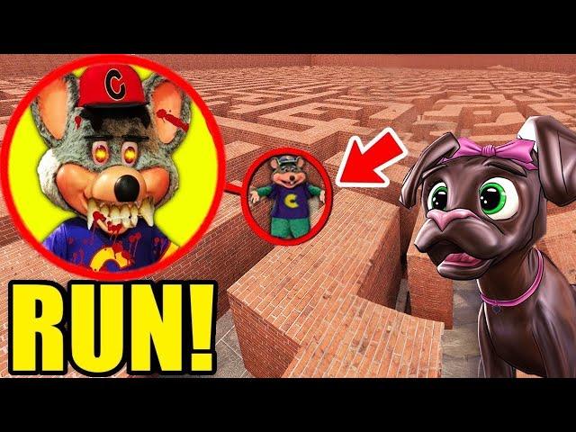 If You See CHUCK E CHEESE in a MAZE, RUN AWAY FAST.. (*Scary*)