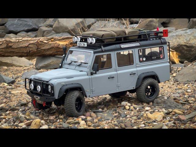 1/10 Scale RC Crawler Land Rover Defender Off-Road 4x4 Rc Car Boom Racing BRX02