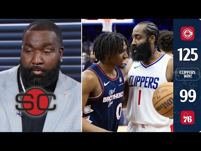 ESPN reacts to Clippers def. 76ers 125-99 for 5th straight game; Harden 23 Pts; Tyrese Maxey 17 Pts