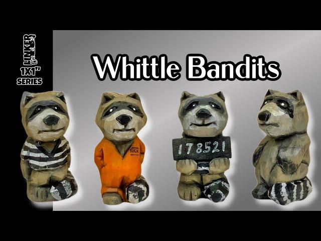 Carve a Little Bandit Raccoon -Full Knife Only Tutorial (1x1 series)