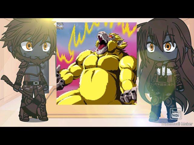 Monsterverse Kaijus react to GT Goku turn into Golden Great Ape Oozaru | Dragon Ball Grand Tour/DBGT