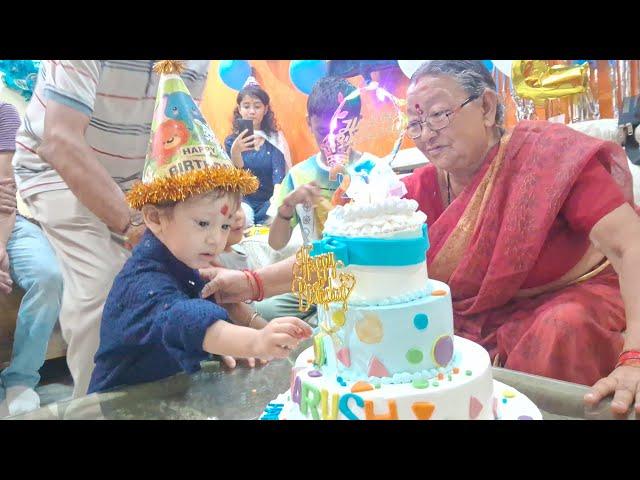 Aaru ka manaya 2nd Birthday ghar pe family ke sath #Aarushsatpola#birthdaycelcebration2024