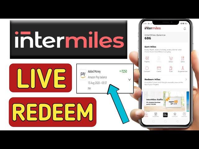 Intermiles redeem | intermiles amazon gift card redeem| live intermiles redeem | intermiles |