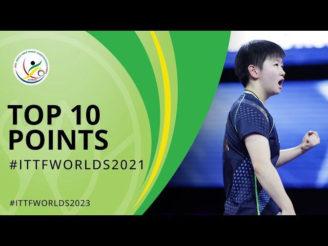 Top 10 Table Tennis Points from #ITTFWorlds2021