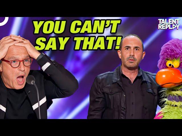 RAUNCHY Bird SHOCKS Howie! | America's Got Talent