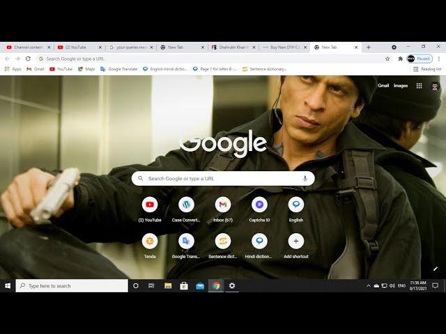 Google Chrome Background Image | How To Remove Chrome Background Image