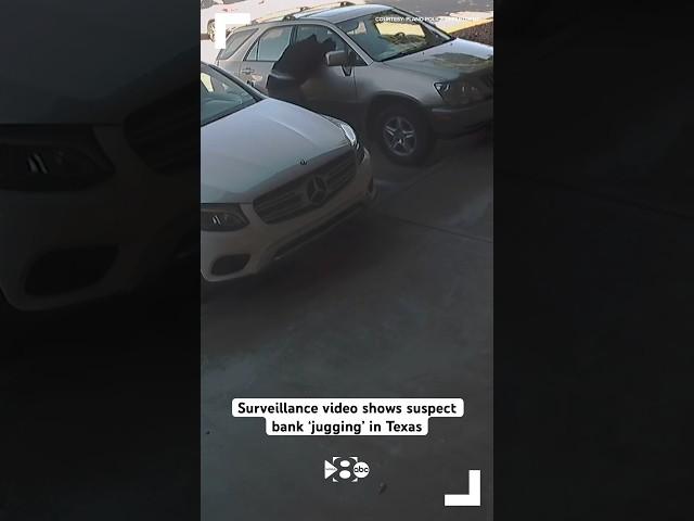 Surveillance video shows suspect bank ‘jugging’ in Texas