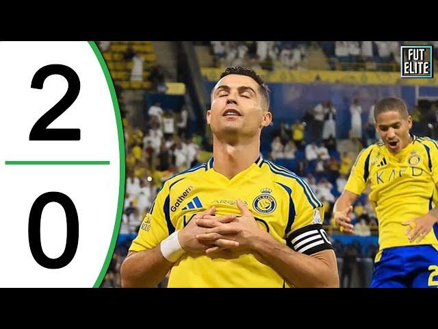 Cristiano Ronaldo Goal - Al-Nassr vs Al-Wehda 2-0 Extended Highlights & Goals 2024