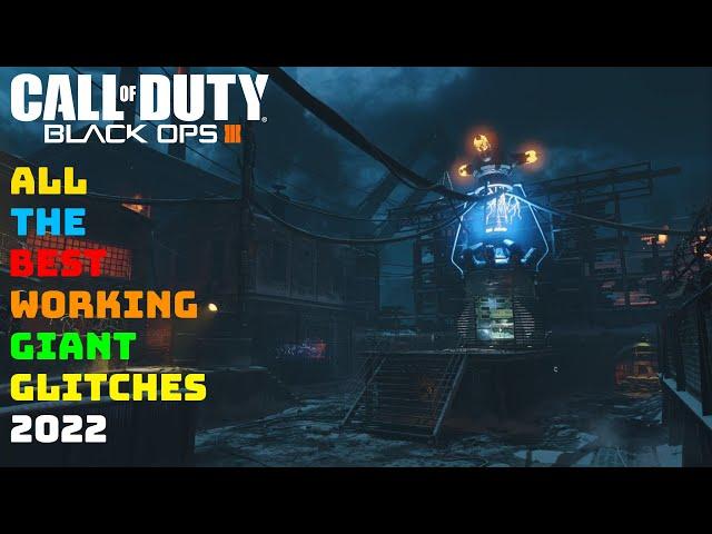 BO3 Zombies: All The Best Working Giant Glitches 2022