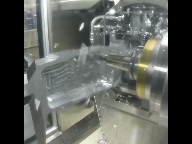 Enhanced Aerospace Part Manufacturing: Bar machining in MODIG HHV Horizontal Machining Center