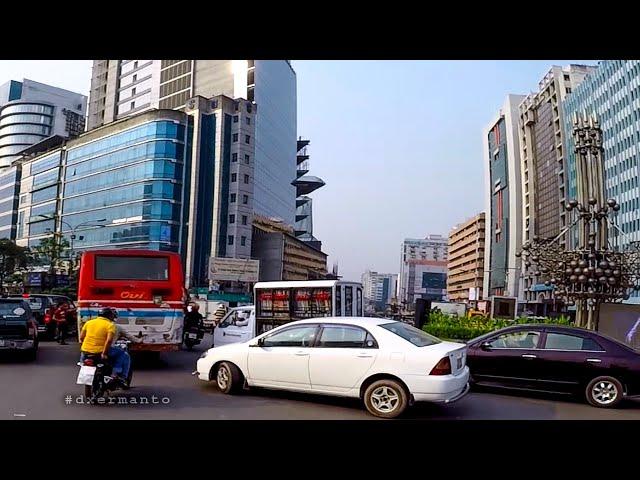 Dhaka City best road drive view 01