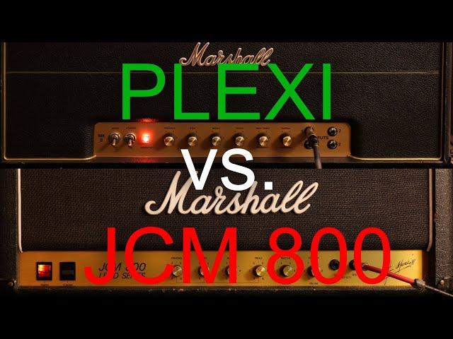 AMP SHOOTOUT: Marshall Plexi vs. JCM 800