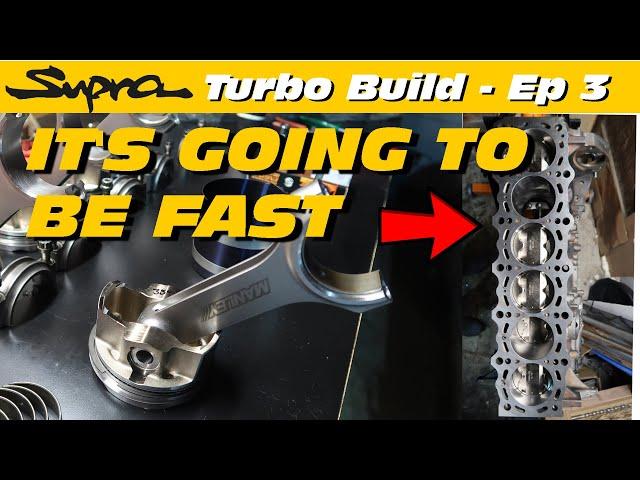 Supra Turbo Build - Episode 3 - Installing Rings and Dropping Rods