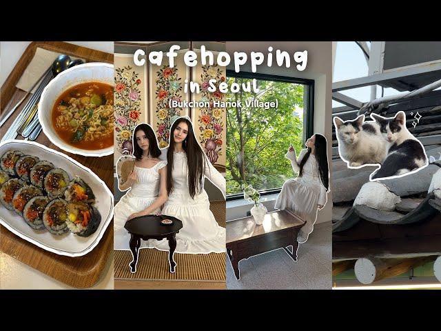 Cafehopping in Seoul  Bukchon Hanok Village, hidden spots, korean exhibitions, vegan food, palace!