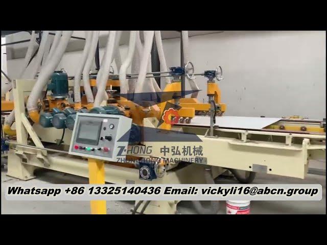 ZH Fiber cement board grinding and cutting machine, edging and chamfering machine