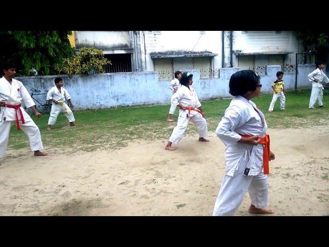 Karate Training at JKAWFIK - Chinsurah Branch, Dist: Hooghly