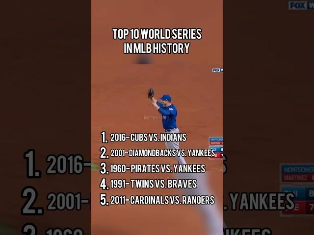 Top 10 WORLD SERIES in MLB history!