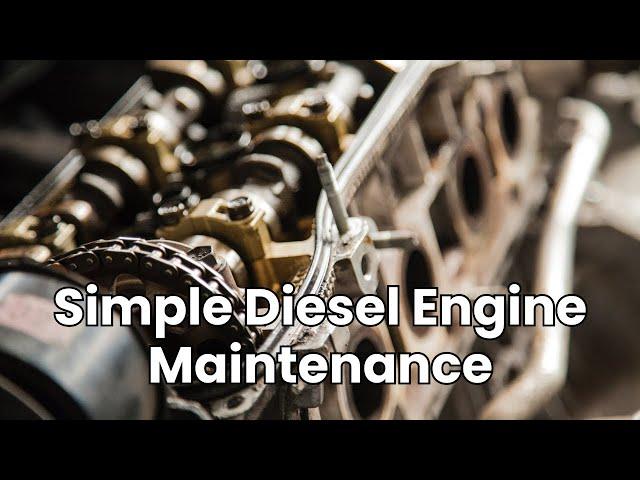 Simple Diesel Engine Maintenance Tips