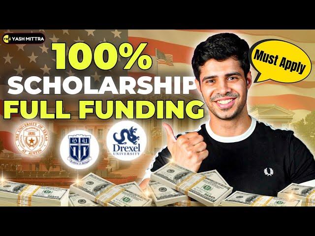 USA Universities offering 100% Scholarship to International Students (2025)