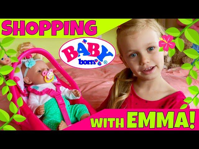 Baby Born Emma Shopping At Target With Skye! But First, Let's Get Her Ready! 