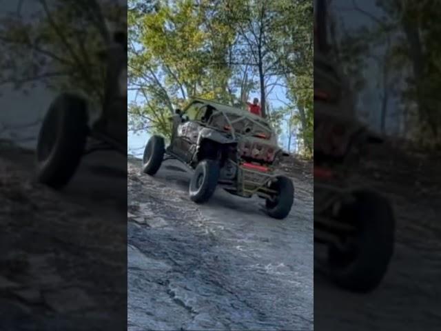 Tommy hitting slate rock at Tackett creek