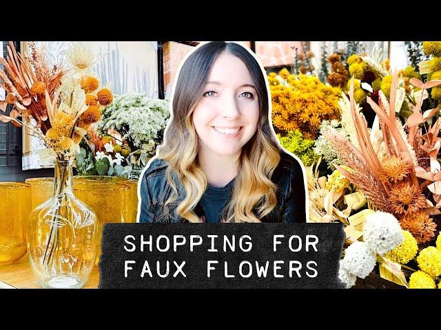 Faux Flowers: Shopping for Flowers That Will NEVER DIE  At World Market + Target