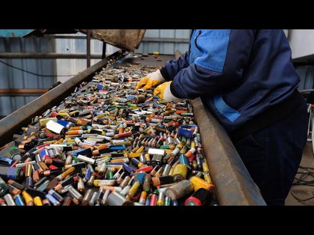 Millions of Batteries Recycled Daily! Discover the Treasure Inside!