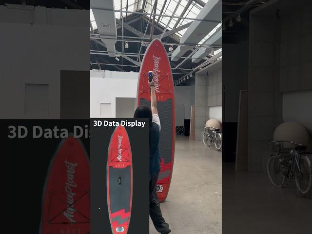 3DeVOK MQ | Wireless 3D Scanning of a 3-Meter Surfboard in Full Color