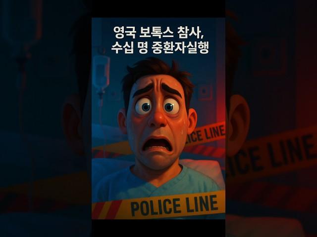 영국 보톡스 참사, 수십 명 중환자실행.