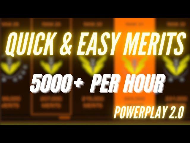 The Quick and Easy Way to Earn PowerPlay 2.0 Merits | Elite Dangerous Guide