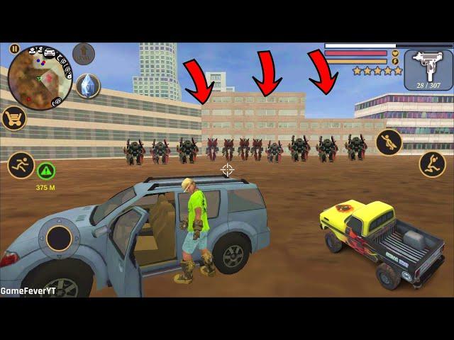 Vegas Crime Simulator - (Vegas Hero Fight Auto Robot) Vegas Hero Drive Scorpio Jeep -  Gameplay HD