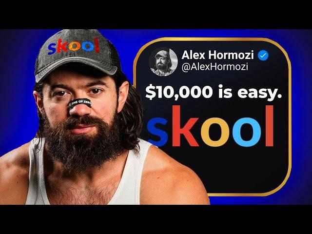 What is Skool? The TRUTH about Alex Hormozi NEW way to make $10,000 per month!