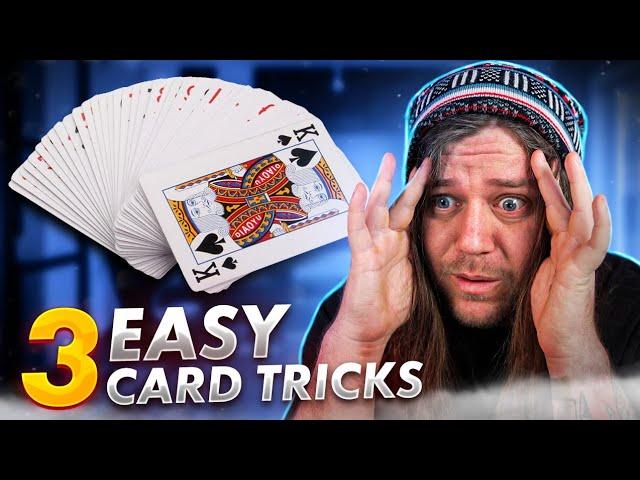 3 EASY Card Tricks YOU Can LEARN In 5 MINUTES! - part 5