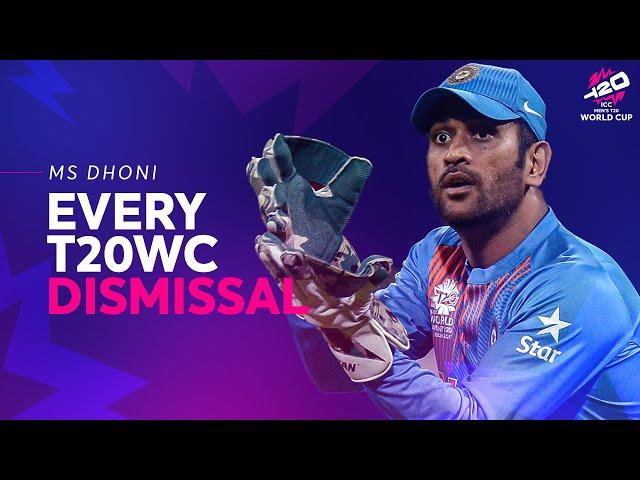 MS Dismissals: Every Dhoni dismissal | T20 World Cup