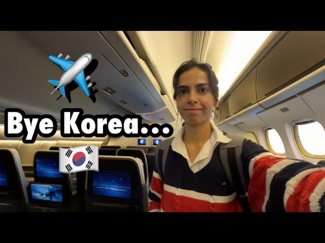 Leaving Korea…