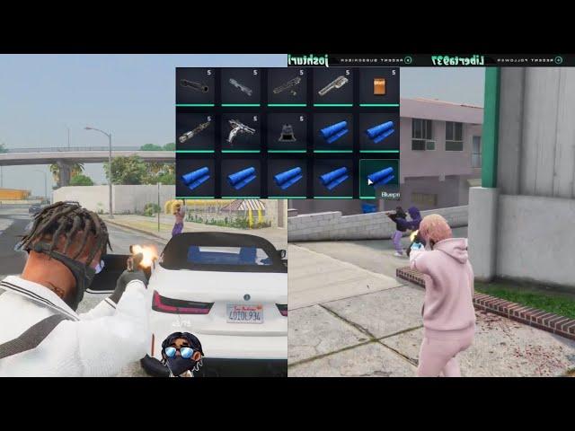 Manor Wipe Ballas At an Ammo Crate and Get Crazy Loot (Multi POV) | NoPixel 4.0 GTA RP