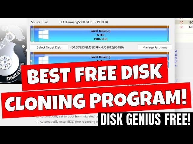 Easy FREE Disk Clone Cloning & Drive Migration With Disk Genius Free Macrium Reflect Alternative