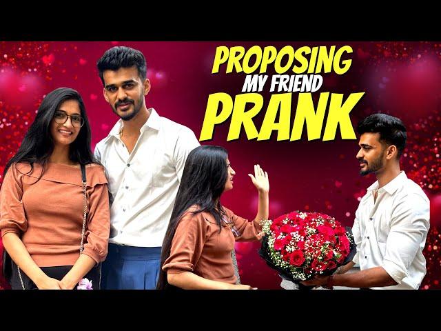 Proposing my Friend Prank | Family Reaction  | Samsameer_insta