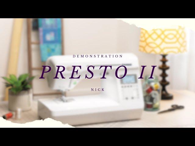 Baby Lock Presto II: The Perfect Machine for Beginners and Pros Alike