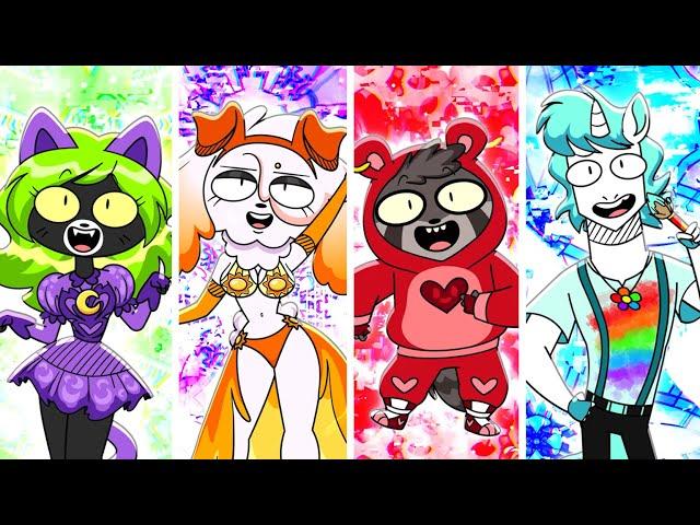 Rocky Rakoon's Smiling Critters Transformation // Funny Animation Meme Mega Mix Comp #Shorts #tiktok