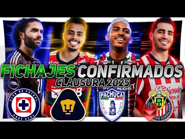 ¡PRIMEROS FICHAJES CONFIRMADOS del 2025! ¡"CHINO" HUERTA a CRUZ AZUL! ¡POLLO se VA! ¡CRACK a PUMAS!